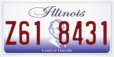 IL license plate Z618431