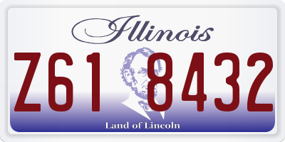 IL license plate Z618432