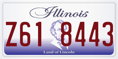 IL license plate Z618443