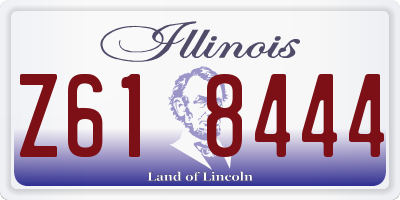 IL license plate Z618444