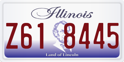 IL license plate Z618445