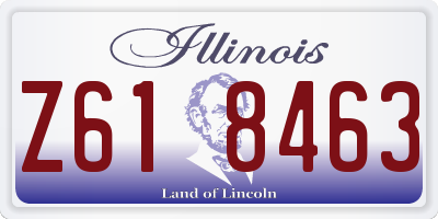 IL license plate Z618463