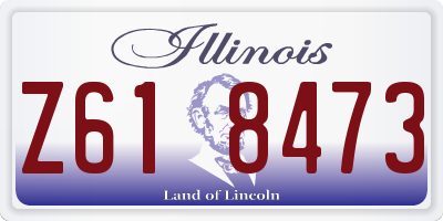 IL license plate Z618473