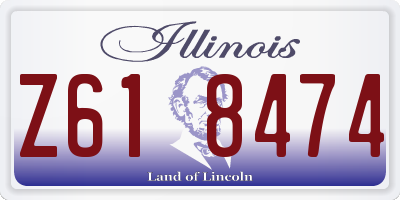 IL license plate Z618474