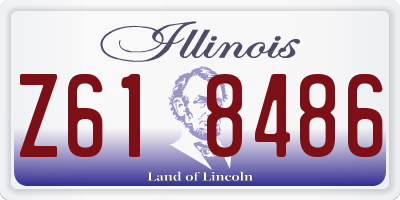 IL license plate Z618486