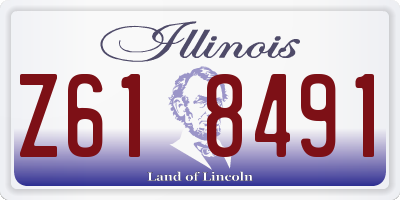 IL license plate Z618491