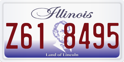 IL license plate Z618495