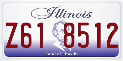 IL license plate Z618512