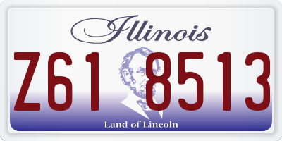 IL license plate Z618513