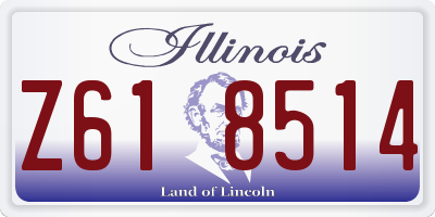 IL license plate Z618514