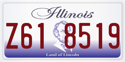 IL license plate Z618519