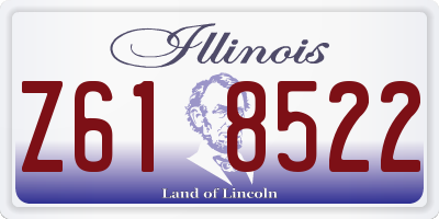 IL license plate Z618522