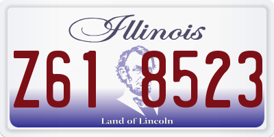 IL license plate Z618523