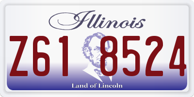 IL license plate Z618524