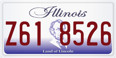 IL license plate Z618526