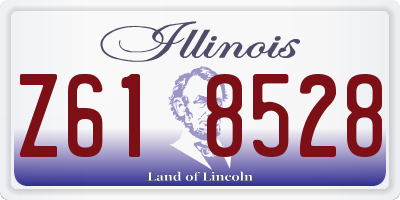 IL license plate Z618528
