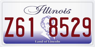 IL license plate Z618529