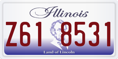 IL license plate Z618531