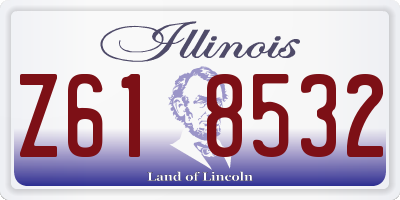 IL license plate Z618532