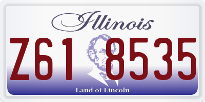 IL license plate Z618535