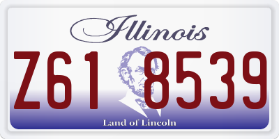 IL license plate Z618539