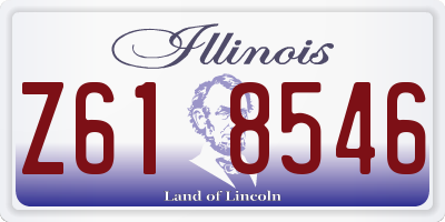IL license plate Z618546
