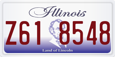 IL license plate Z618548