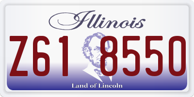 IL license plate Z618550