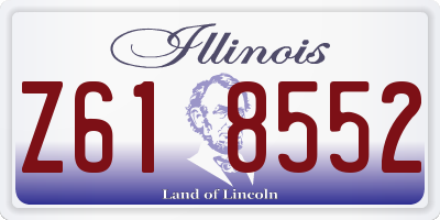 IL license plate Z618552