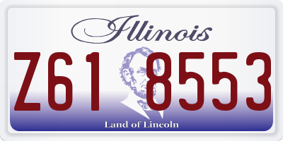IL license plate Z618553