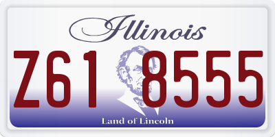 IL license plate Z618555