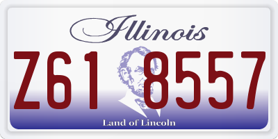 IL license plate Z618557