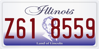 IL license plate Z618559