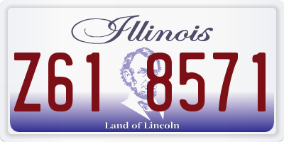 IL license plate Z618571
