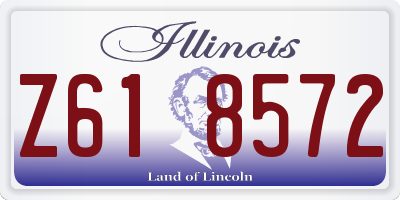 IL license plate Z618572