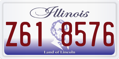 IL license plate Z618576