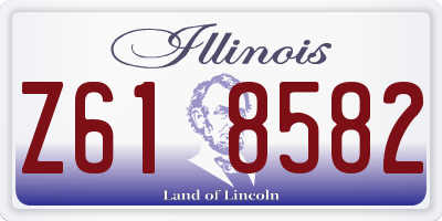 IL license plate Z618582