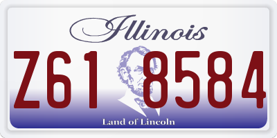IL license plate Z618584