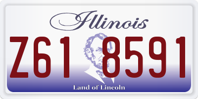 IL license plate Z618591