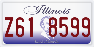IL license plate Z618599