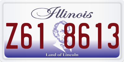 IL license plate Z618613