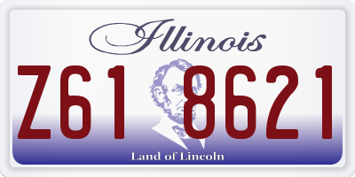 IL license plate Z618621