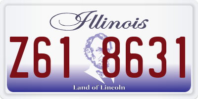IL license plate Z618631