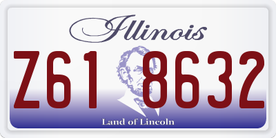 IL license plate Z618632