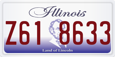 IL license plate Z618633