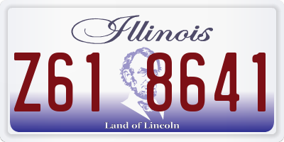 IL license plate Z618641