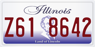 IL license plate Z618642