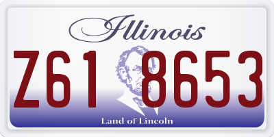 IL license plate Z618653
