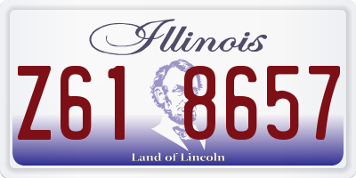 IL license plate Z618657