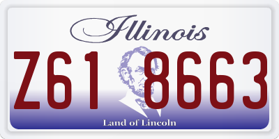 IL license plate Z618663